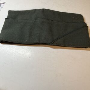 Cap, Garrison, Wool, Army Green 44 Size 7, dated 1958 Vintage
